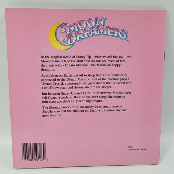 VTG Moon Dreamers The Dream Machine Harriet Marcelle Golden Book Hasbro 1987 - Picture 7 of 7